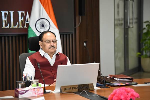 केरल की स्वास्थ्य योजनाओं की समीक्षा, जेपी नड्डा ने की राज्य सरकार के साथ बैठक
