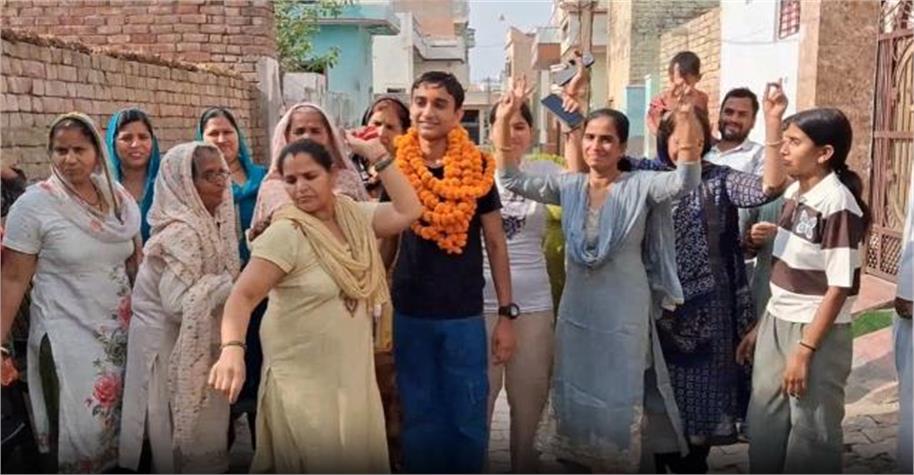 पिता का सपना बना बेटे की ताकत, नरवाना के वंश ने 497 अंक लेकर हरियाणा में हासिल किया तीसरा स्थान