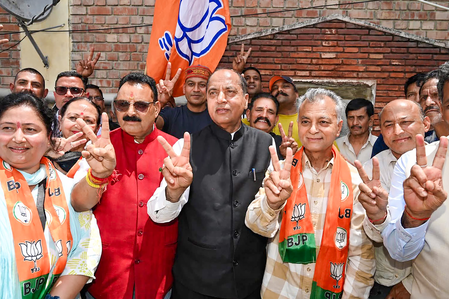हिमाचल प्रदेश : नगर निकाय चुनाव में भाजपा की जीत पर जयराम ठाकुर का तंज, बोले- सरकार के खिलाफ जनादेश